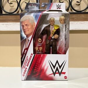 WWE Cody Rhodes Elite Wrestling Action Figure Toy with Belt